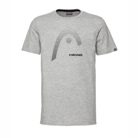 T-shirt de Tennis HEAD Junior Club Carl Grey Melange-Taille 128
