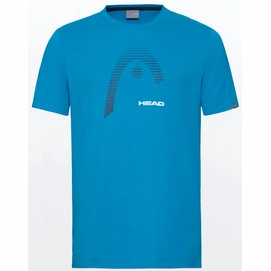 Tennisshirt HEAD Club Carl Electric Blue Kinder