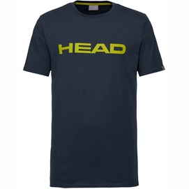Tennis-Shirt HEAD Club Ivan Dark Blue Yellow Kinder-Größe 152