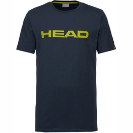Tennisshirt HEAD Club Ivan Dark Blue Yellow 22 Herren