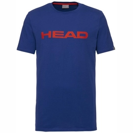 Tennisshirt HEAD Club Ivan Royal Blue Red Kinder