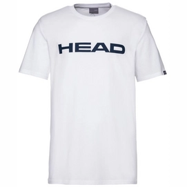 Tennisshirt HEAD Club Ivan White Deep Blue Kinder