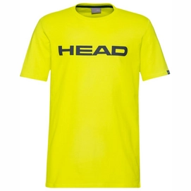 Tennis T-Shirt HEAD Kids Club Ivan Yellow Deep Blue