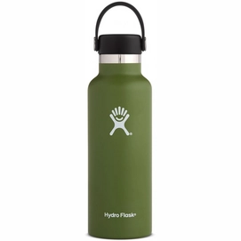 Thermosfles Hydro Flask Standard Mouth Flex Cap Olive 532 ml