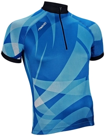 Radtrikot Avento 81BI Print Dunkelblau