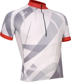 Fietsshirt Avento 81BI Print Zilver Wit