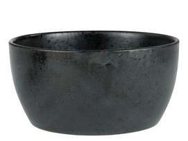 Bol Bitz Stoneware Black 20 cm