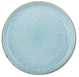 Dinner Plate Bitz Grey Light Blue 27 cm