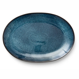 Dinner Plate Bitz Dark Blue (36 x 25 cm)