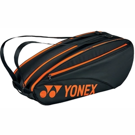 Tennistasche Yonex Team Racket Bag 6 Black Orange