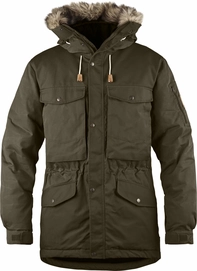 Winter Coat Fjällräven Men Singi Down Dark Olive