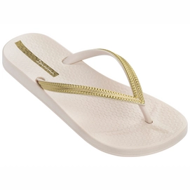 Tongs Ipanema Women Anatomic Mesh Beige Gold