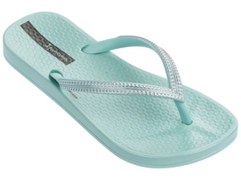 Flip Flop Ipanema Mesh Green Silver Kinder