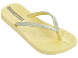 Flip Flop Ipanema Mesh Yellow Silver Kinder