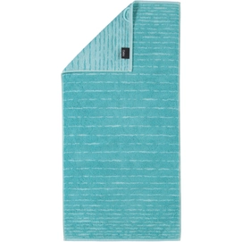 Serviette Cawö Aqua Stripes Turquoise (Set de 3)