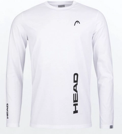 Tennisshirt HEAD Men Promo L/S White