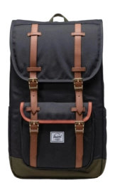 Rucksack Herschel Little America Black Ivy Green Chutney