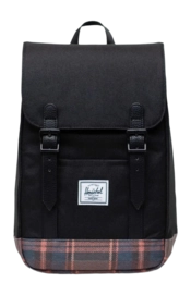 Rugzak Herschel Retreat Mini Black Winter Plaid