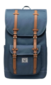Rugzak Herschel Little America Blue Mirage White Stitch