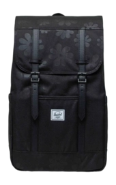 Rugzak Herschel Retreat Black Floral Sun