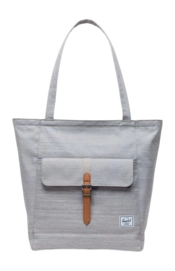 Draagtas Herschel Retreat Tote Light Grey Crosshatch