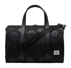 Reistas Herschel Novel Carry On Duffle Black Floral Sun