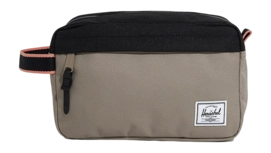 Travel Kit Herschel Chapter 5 L Taupe Gray Black Shell Pink