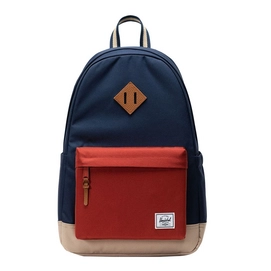 Rugzak Herschel Heritage Black Iris Red Ochre Twill 24L