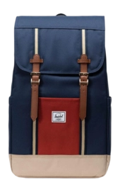 Rugzak Herschel Retreat Black Iris Red Ochre Twill 23L