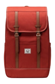 Sac à Dos Herschel Retreat Red Ochre White Stitch 23L