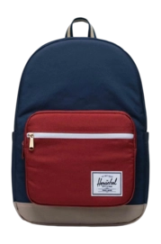 Sac à Dos Herschel Pop Quiz Black Iris Red Ochre Twill 25L