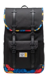 Rucksack Herschel LEGO Little America Backpack Black / Abstract Bricks