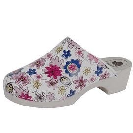 Medizinische Clogs Bighorn 5000 Blumen Blau