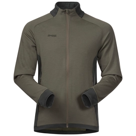 Fleecejacke Bergans Vikke Khaki Green Seaweed Herren