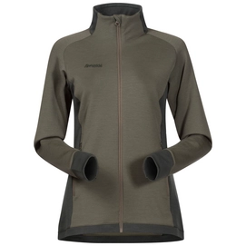 Fleecejacke Bergans Vikke Khaki Green Seaweed Damen
