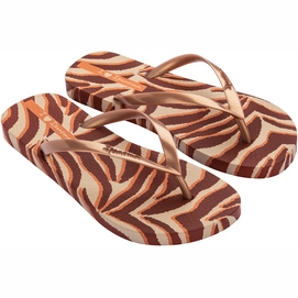 Slipper Ipanema Animale Beige Gold Brown Damen-Schuhgröße 39