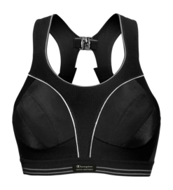 Sports Bra Shock Absorber Champion Women Ultimate Run Bra Black