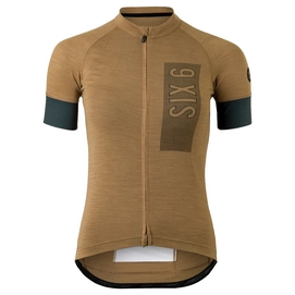 Maillot de Cyclisme AGU Women Solid Merino II Six6 Desert Brown
