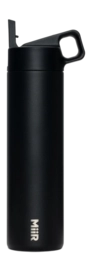 Thermosfles MiiR Straw Bottle Black 591ml