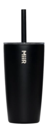 Thermobecher MiiR Straw Tumbler Black 473ml