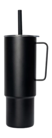 Bouteille Isotherme MiiR All Day Straw Cup Black 946ml