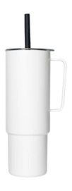 Bouteille Isotherme MiiR All Day Straw Cup White 946ml