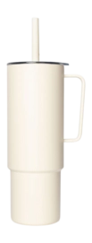 Bouteille Isotherme MiiR All Day Straw Cup Sandstone White 946ml