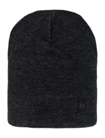 Bonnet Buff Unisexe Merino Fleece Beanie Black