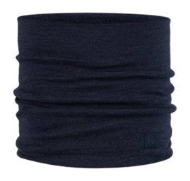 Nekwarmer Buff Unisex Merino Heavyweight Solid Indigo