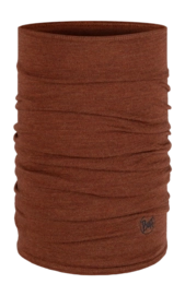 Nekwarmer Buff Unisex Merino Midweight Melange Cinnamon