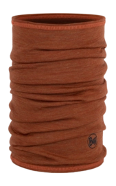 Nekwarmer Buff Kids Merino Lightweight Solid Cinnamon