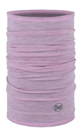 Neck Warmer Buff Lightweight Merino Wool Solid Pansy