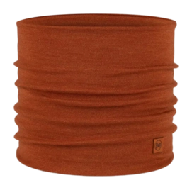 Neck warmer Buff Unisex Merino Heavyweight Solid Cinnamon