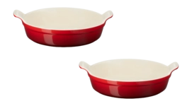 Oven Dish Le Creuset Round Cherry Red 20/24 cm (2-Piece)